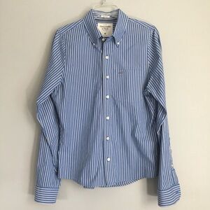 Abercrombie &‎ Fitch Striped Muscle Fit Shirt